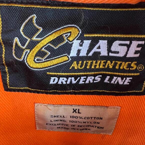 Chase Authentics Tony Stewart NASCAR Home Depot Jacket XL Black Orange Embroider - Picture 5 of 9